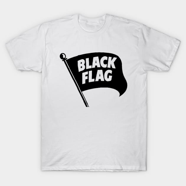 black flag T-Shirt by Stubbs Letterpress